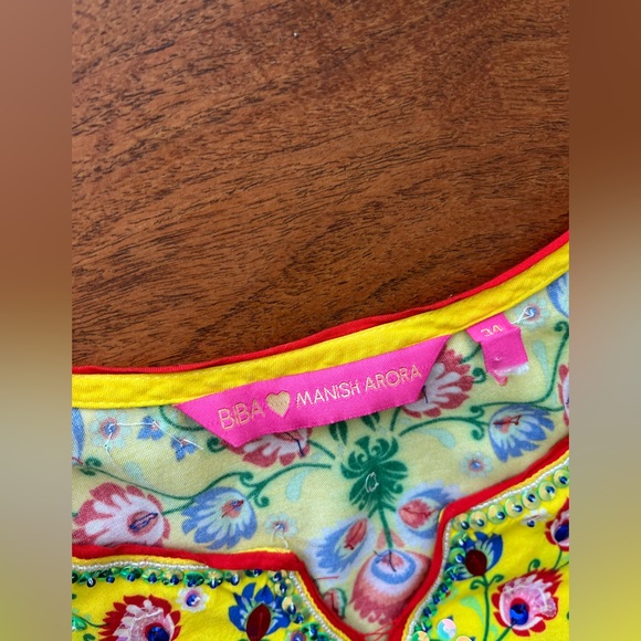 Manish Arora Punjabi kurta with sequin details lengha- US size 2 Indian size 34 - Picture 7 of 10